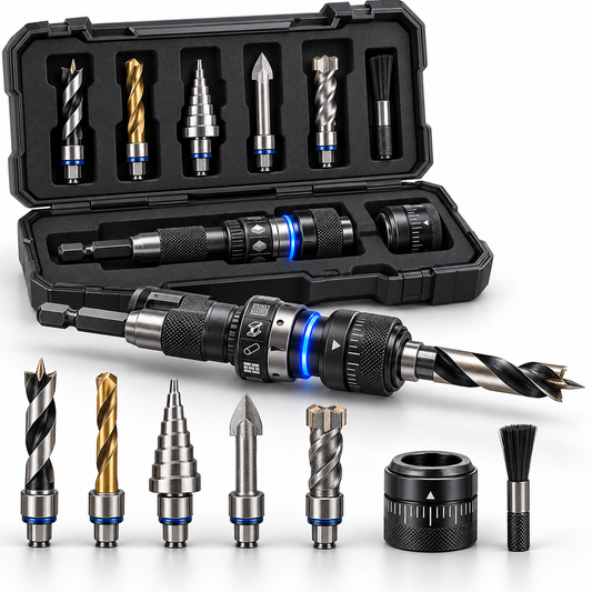 Smart 5-in-1 Adaptive Drill Bit System