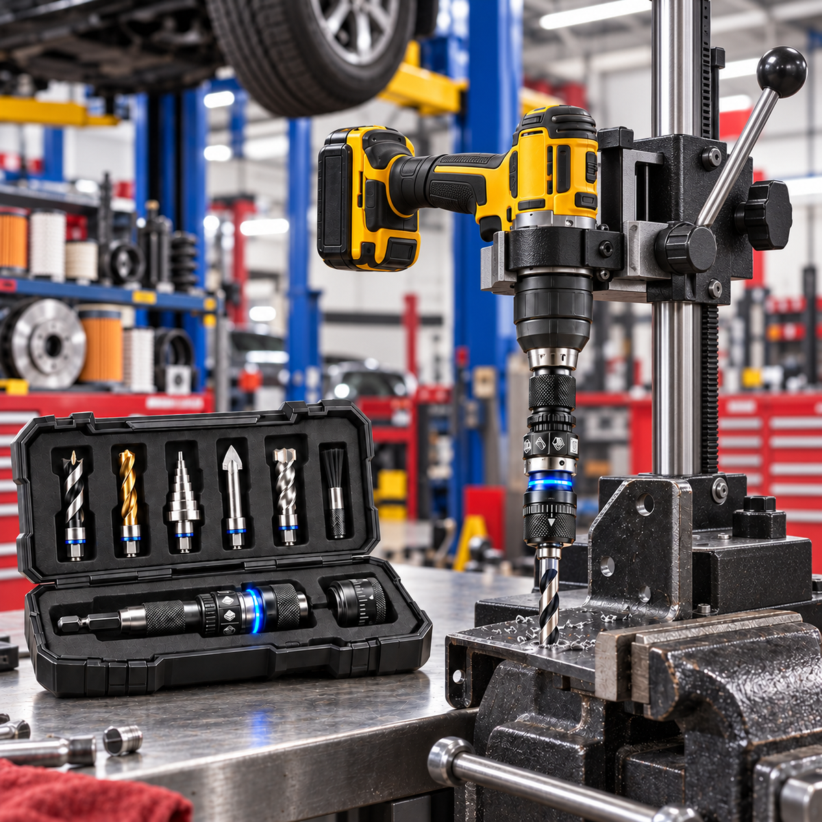 Smart 5-in-1 Adaptive Drill Bit System