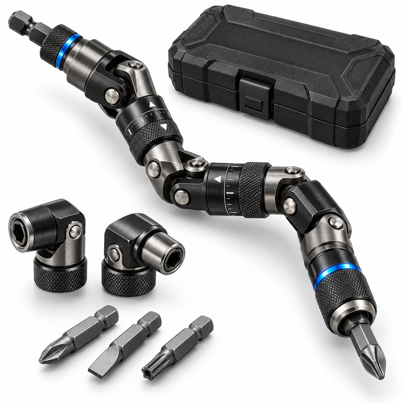 360° Articulating Tight-Space Drill Bit Extension Kit