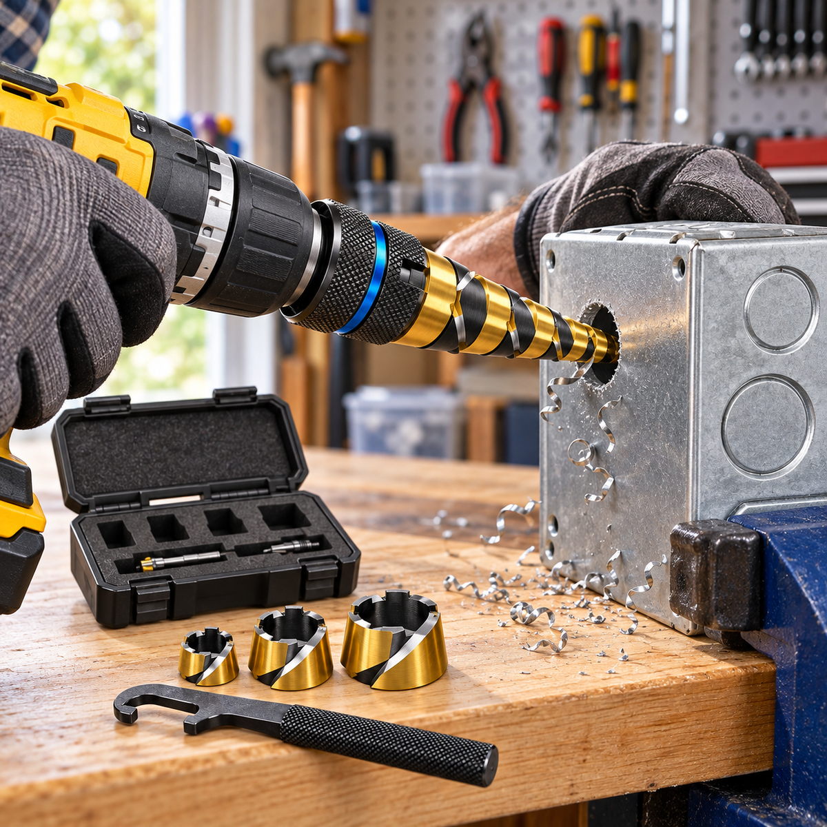 Modular Replaceable-Ring Step Drill Kit